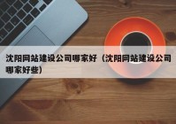 沈阳网站建设公司哪家好（沈阳网站建设公司哪家好些）